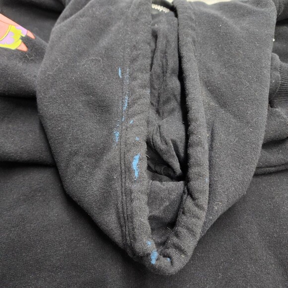 Spongebob Patrick Star Hoodie Black Bikini Bottom Drivers License - Size L - Picture 16 of 16